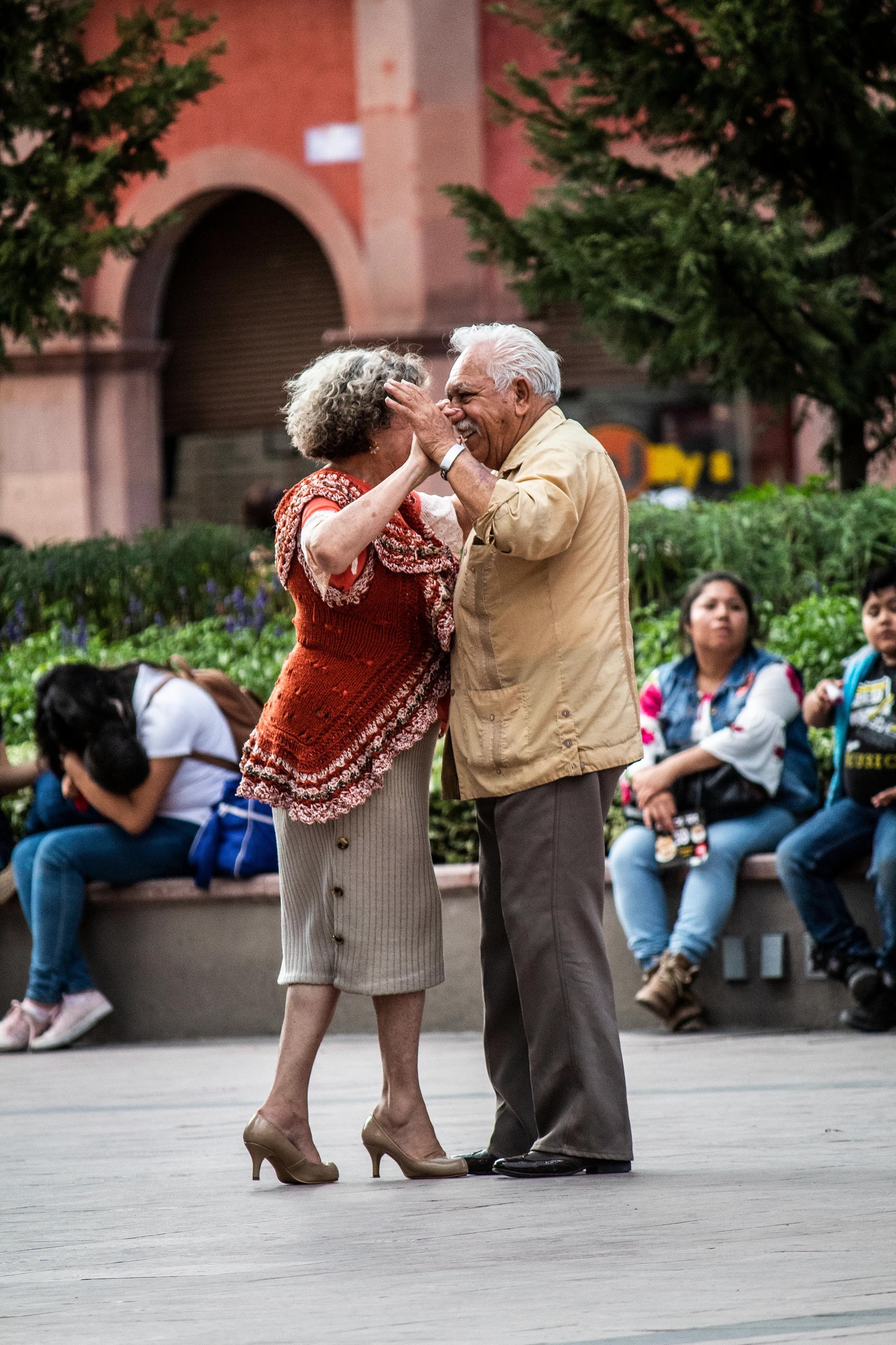 Couple dancing